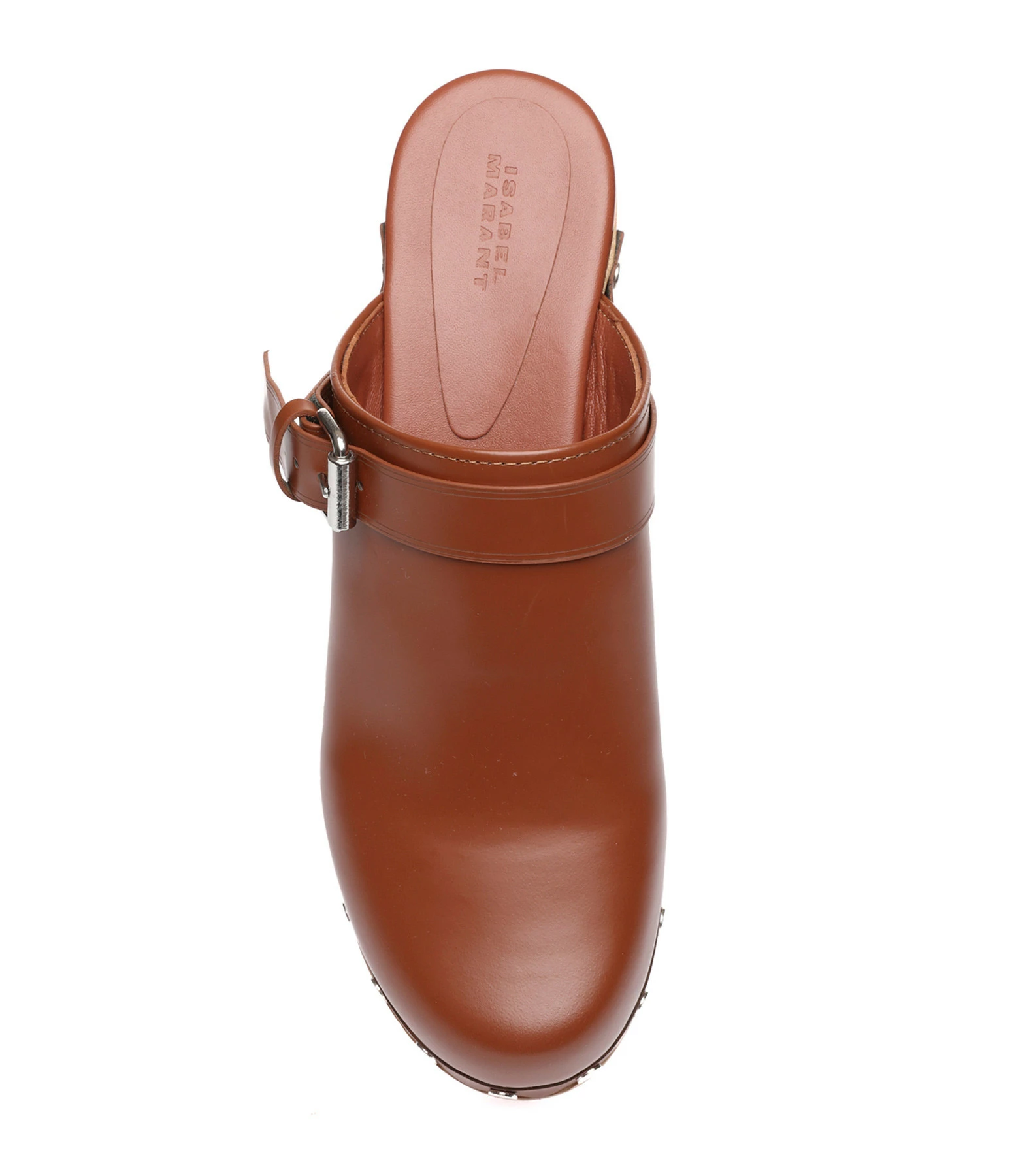 Isabel Marant Sabots Titya Cuir Cognac 4 Isabel Marant Sabots Titya Cuir Cognac – Image 2