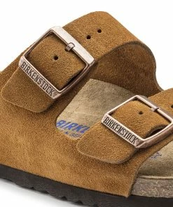 Birkenstock Mules Arizona Cuir Suédé Mink, Modèle Étroit 13 Birkenstock Mules Arizona Cuir Suédé Mink, Modèle Étroit -Golden Goose-boutique 1009527 detail 1