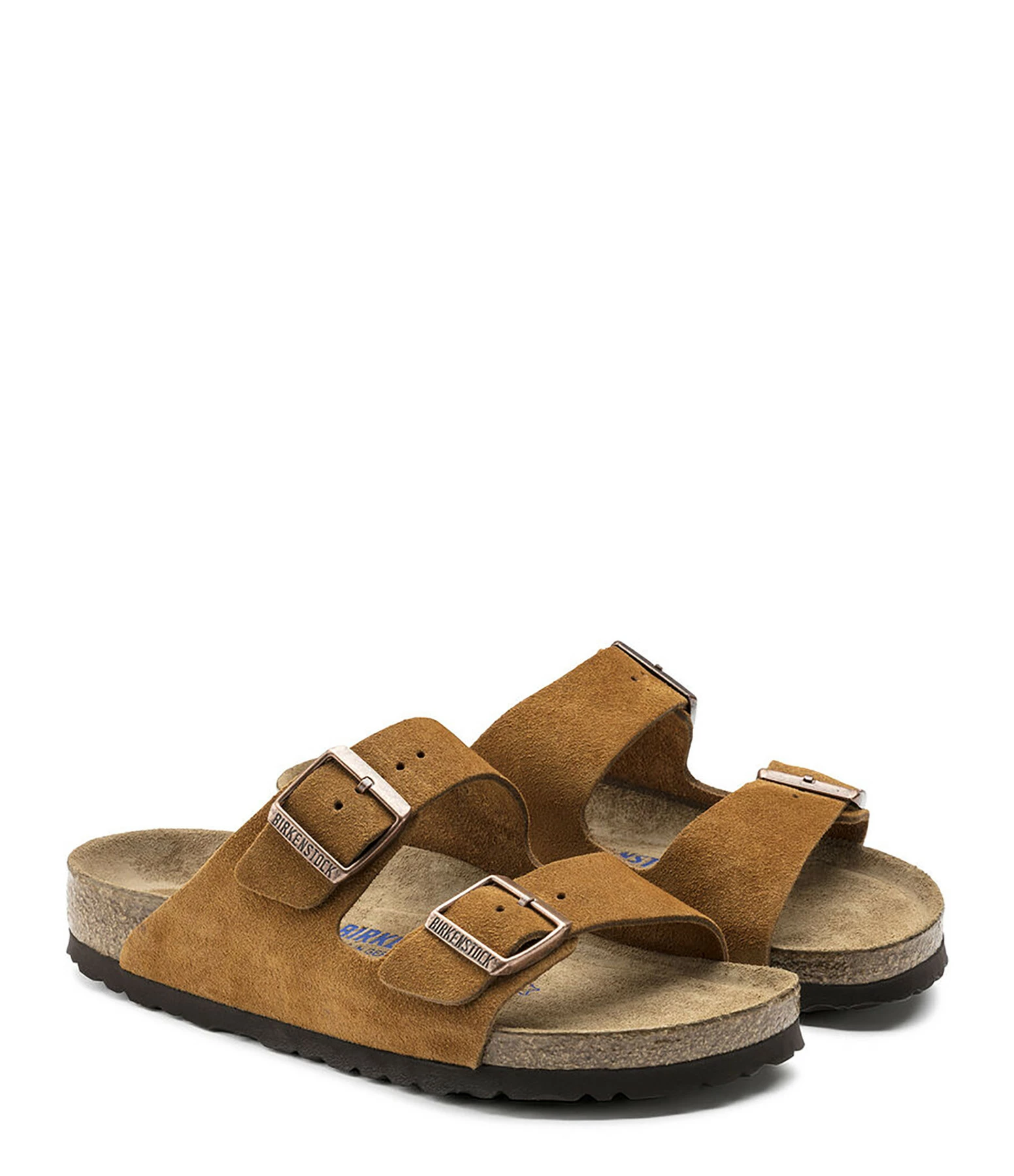 Birkenstock Mules Arizona Cuir Suédé Mink, Modèle Étroit 4 Birkenstock Mules Arizona Cuir Suédé Mink, Modèle Étroit – Image 2