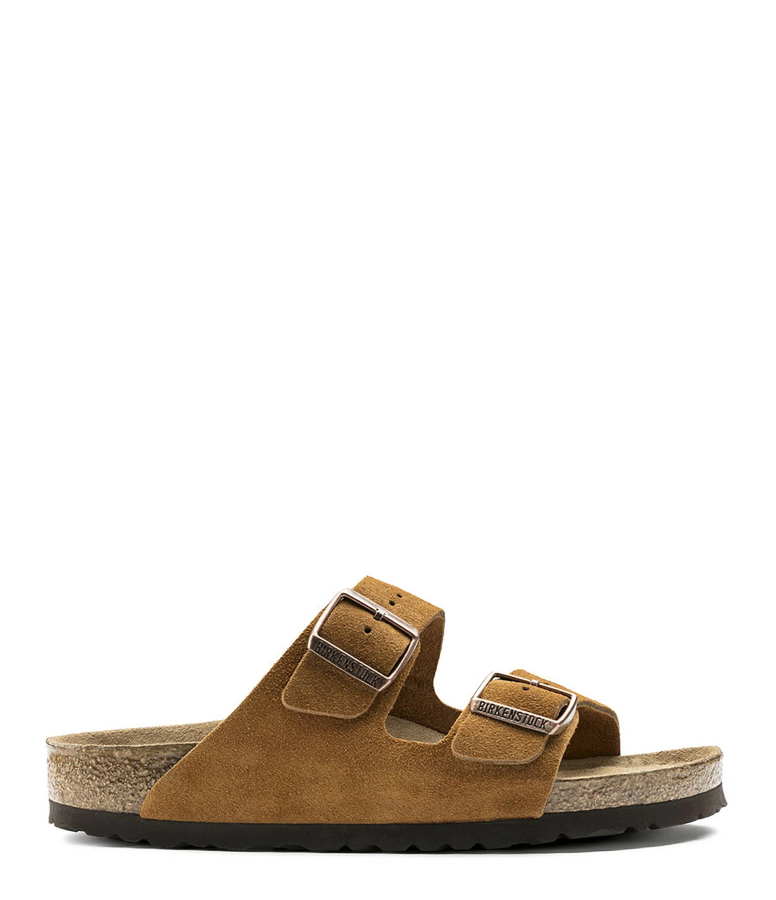 Birkenstock Mules Arizona Cuir Suédé Mink, Modèle Étroit 3 Birkenstock Mules Arizona Cuir Suédé Mink, Modèle Étroit