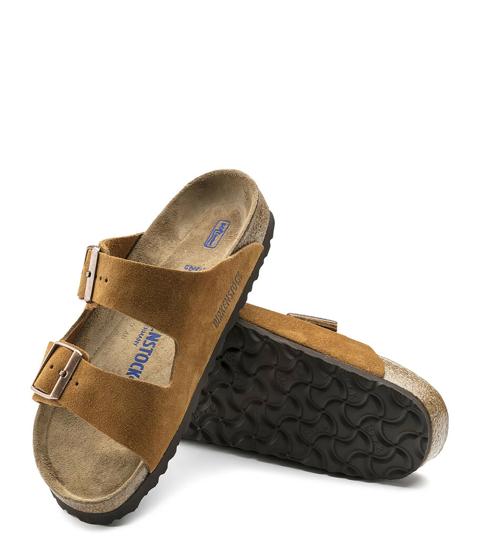 Birkenstock Mules Arizona Cuir Suédé Mink, Modèle Étroit 5 Birkenstock Mules Arizona Cuir Suédé Mink, Modèle Étroit – Image 3