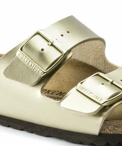 Birkenstock Mules Arizona Cuir Doré, Modèle Étroit 16 Birkenstock Mules Arizona Cuir Doré, Modèle Étroit -Golden Goose-boutique 1016111 detail 1