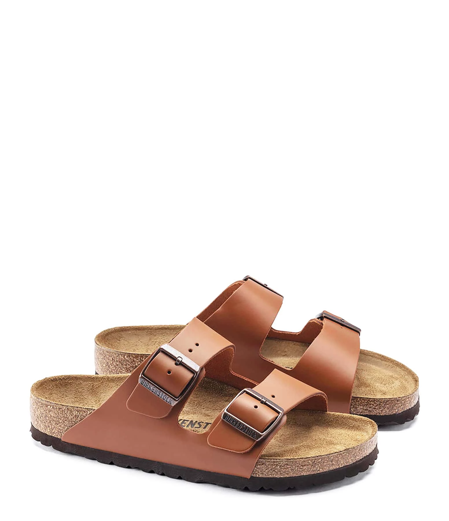 Birkenstock Mules Arizona Cuir Marron Ginger, Modèle Étroit 4 Birkenstock Mules Arizona Cuir Marron Ginger, Modèle Étroit – Image 2