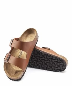 Birkenstock Mules Arizona Cuir Marron Ginger, Modèle Étroit 14 Birkenstock Mules Arizona Cuir Marron Ginger, Modèle Étroit -Golden Goose-boutique 1019019 sole 1