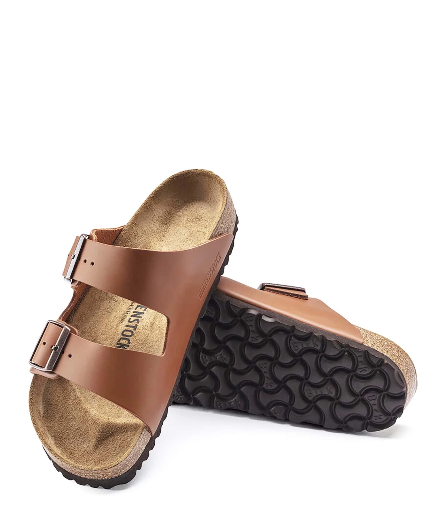 Birkenstock Mules Arizona Cuir Marron Ginger, Modèle Étroit 5 Birkenstock Mules Arizona Cuir Marron Ginger, Modèle Étroit – Image 3