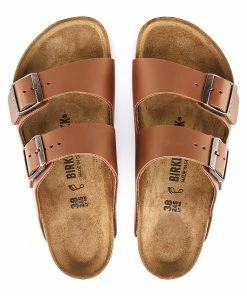 Birkenstock Mules Arizona Cuir Marron Ginger, Modèle Étroit 15 Birkenstock Mules Arizona Cuir Marron Ginger, Modèle Étroit -Golden Goose-boutique 1019019 top 1