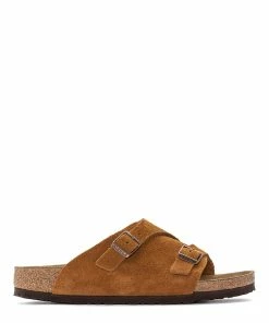 Birkenstock Mules Zürich VL Cuir Suédé Mink