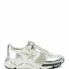 Golden Goose Baskets Running Sole Cuir Argenté Gris, Exclusivité Lulli -Golden Goose-boutique 1118 golden gwf00215f0031388175436