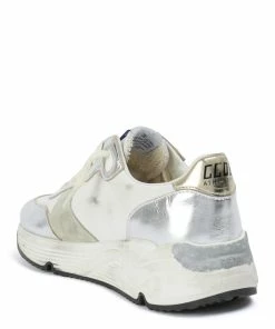 Golden Goose Baskets Running Sole Cuir Argenté Gris, Exclusivité Lulli 15 Golden Goose Baskets Running Sole Cuir Argenté Gris, Exclusivité Lulli -Golden Goose-boutique 1119 golden gwf00215f0031388175436