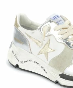 Golden Goose Baskets Running Sole Cuir Argenté Gris, Exclusivité Lulli 16 Golden Goose Baskets Running Sole Cuir Argenté Gris, Exclusivité Lulli -Golden Goose-boutique 1120 golden gwf00215f0031388175436