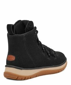 Ugg Bottines Lakesider Heritage Cuir Suédé Noir -Golden Goose-boutique 1121020 blks 4