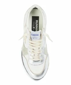 Golden Goose Baskets Running Sole Cuir Argenté Gris, Exclusivité Lulli 14 Golden Goose Baskets Running Sole Cuir Argenté Gris, Exclusivité Lulli -Golden Goose-boutique 1122 golden gwf00215f0031388175436