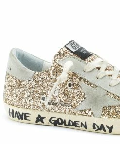 Golden Goose Baskets Superstar Have A Golden Day Glitter Doré, Exclusivité Lulli -Golden Goose-boutique 1215 1
