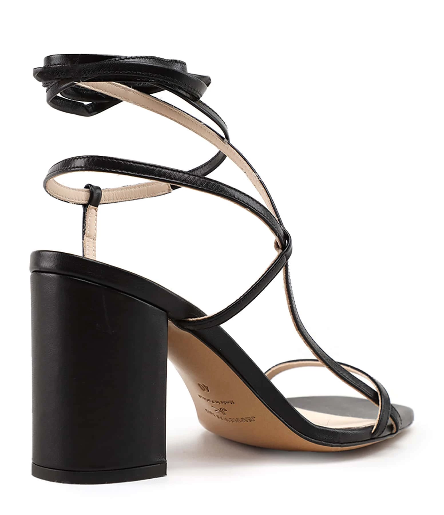 JEANNE VOULAND Sandales Saul Bloc Cuir Mat Noir 6 JEANNE VOULAND Sandales Saul Bloc Cuir Mat Noir – Image 4