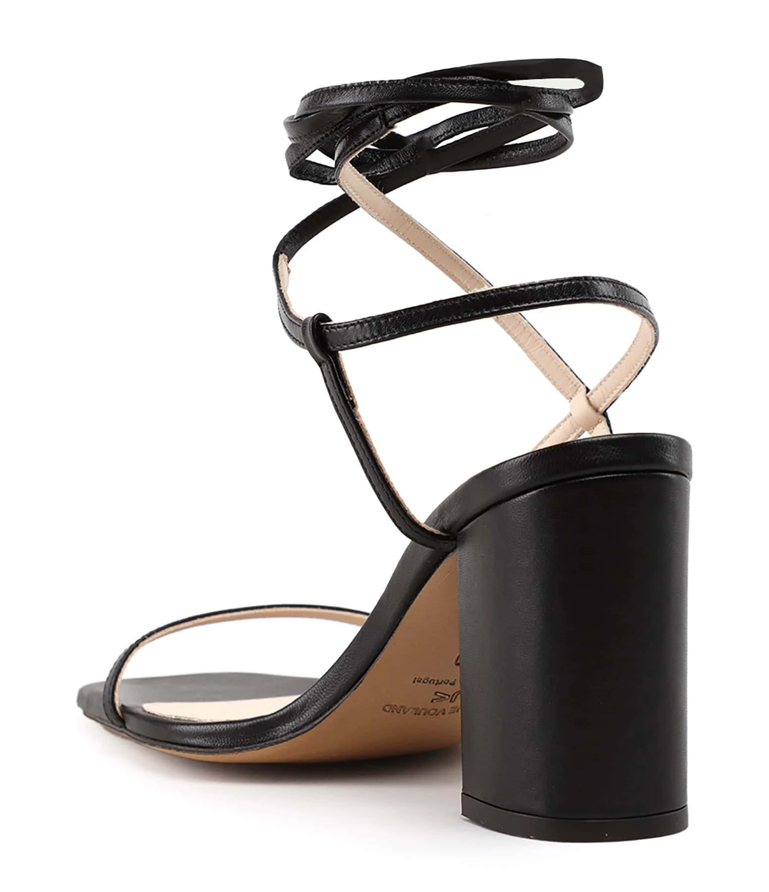 JEANNE VOULAND Sandales Saul Bloc Cuir Mat Noir 4 JEANNE VOULAND Sandales Saul Bloc Cuir Mat Noir – Image 2