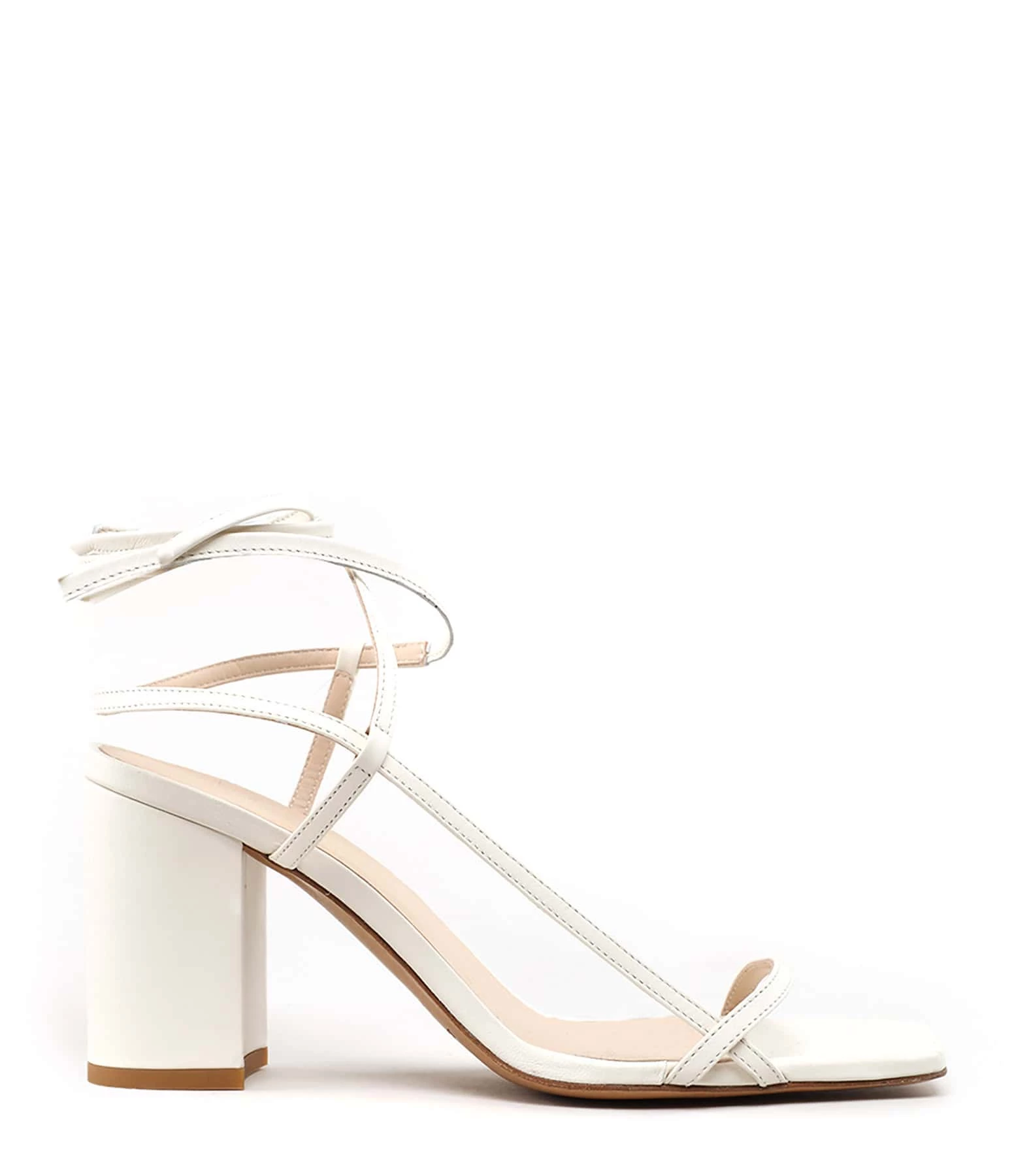 JEANNE VOULAND Sandales Saul Bloc Cuir Mat Blanc 3 JEANNE VOULAND Sandales Saul Bloc Cuir Mat Blanc