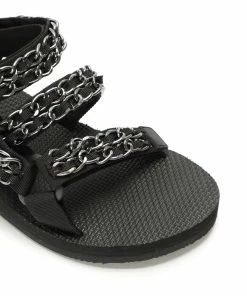 ARIZONA LOVE Sandales Trekky Trio Chain Argenté -Golden Goose-boutique 1943 5222222844469 1 1