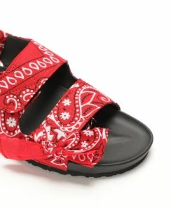 ARIZONA LOVE Sandales Apache Bandana Rouge -Golden Goose-boutique 1959 1