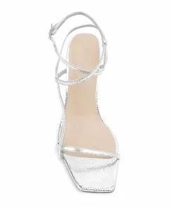 JEANNE VOULAND Sandales Sublim Double Cuir Texturé Argenté -Golden Goose-boutique 237 jvsublimdoubar 1 2