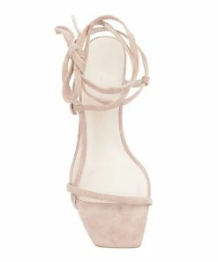 JEANNE VOULAND Sandales Sublim Nœud Cuir Suédé Taupe -Golden Goose-boutique 242 jvsublimdoubsueta