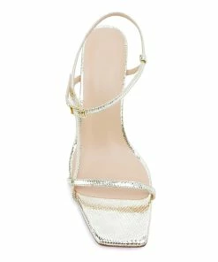 JEANNE VOULAND Sandales Sublim Cuir Texturé Doré -Golden Goose-boutique 246 jvsublimdor 2