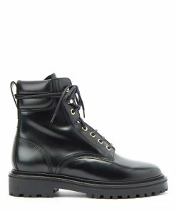 Isabel Marant Bottines Campa Cuir De Veau Noir