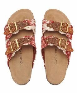 Claris Virot Sandales Odette Rouge 8 Claris Virot Sandales Odette Rouge -Golden Goose-boutique 2853 4