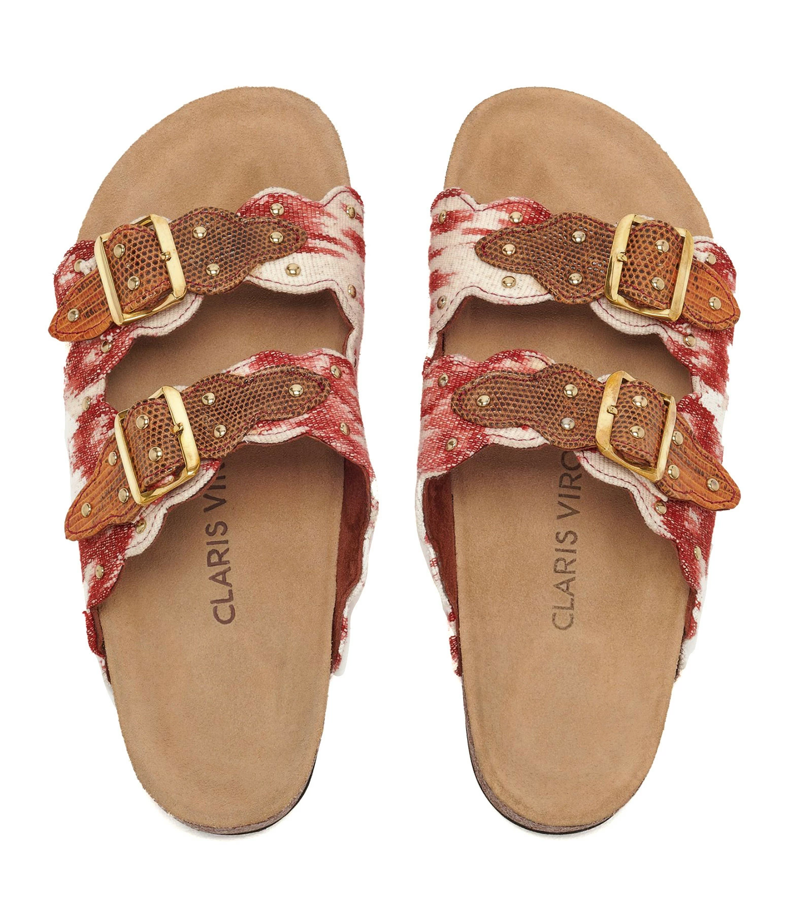 Claris Virot Sandales Odette Rouge 4 Claris Virot Sandales Odette Rouge – Image 2