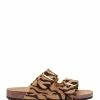 Claris Virot Sandales Odette Cuir Imprimé Tigre
