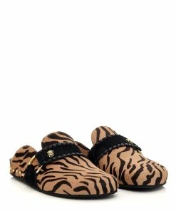 Claris Virot Sabots Georgette Python Imprimé Tigre -Golden Goose-boutique 2891 1