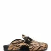 Claris Virot Sabots Georgette Python Imprimé Tigre -Golden Goose-boutique 2891 3