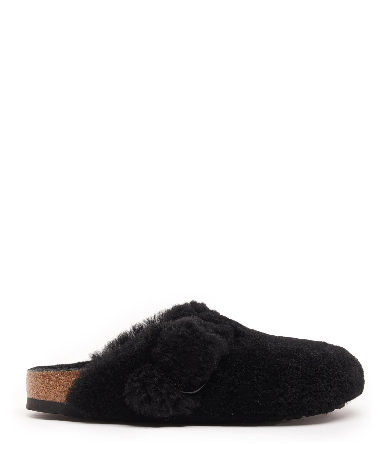 Birkenstock Sabots Boston Fourrure Teddy Noir 3 Birkenstock Sabots Boston Fourrure Teddy Noir
