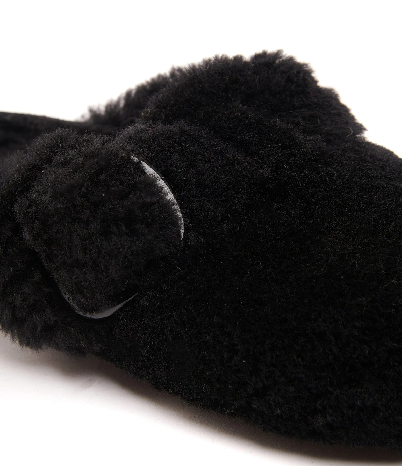 Birkenstock Sabots Boston Fourrure Teddy Noir 6 Birkenstock Sabots Boston Fourrure Teddy Noir – Image 4