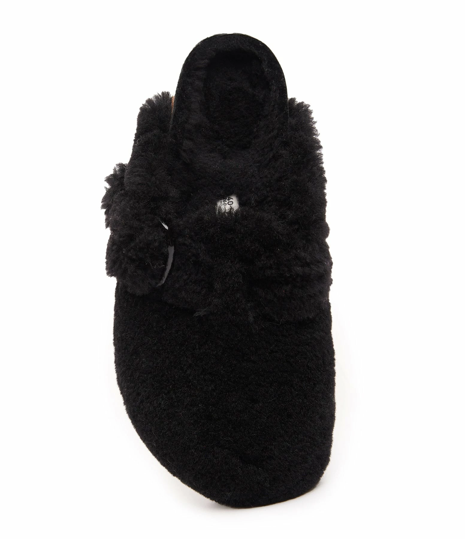 Birkenstock Sabots Boston Fourrure Teddy Noir 4 Birkenstock Sabots Boston Fourrure Teddy Noir – Image 2