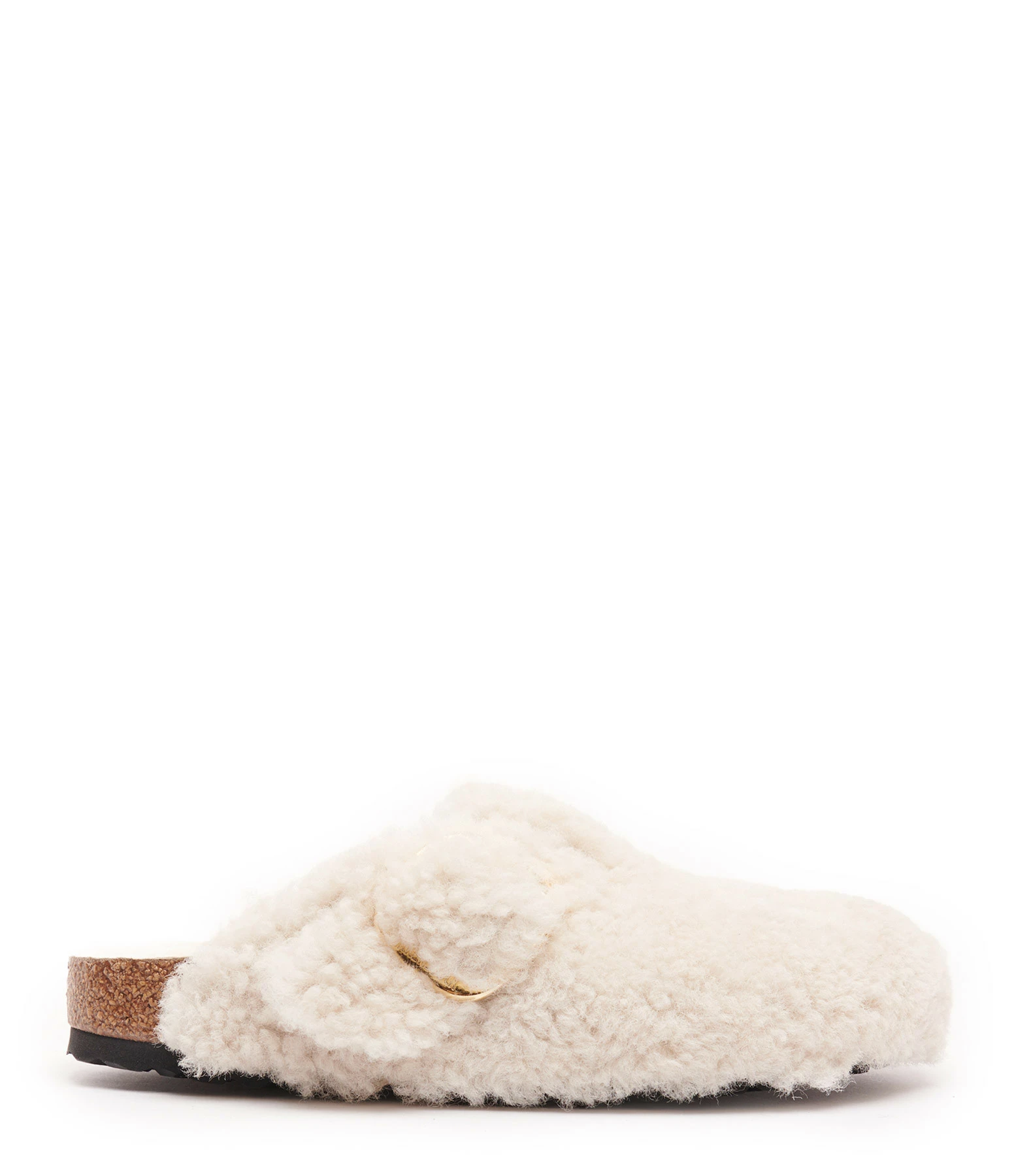 Birkenstock Sabots Boston Fourrure Teddy Eggshell 3 Birkenstock Sabots Boston Fourrure Teddy Eggshell