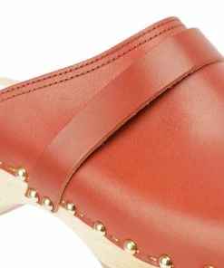 Sabot Youyou Sabots Yren Rock Bois Cuir Brique -Golden Goose-boutique 310 522222307994 1