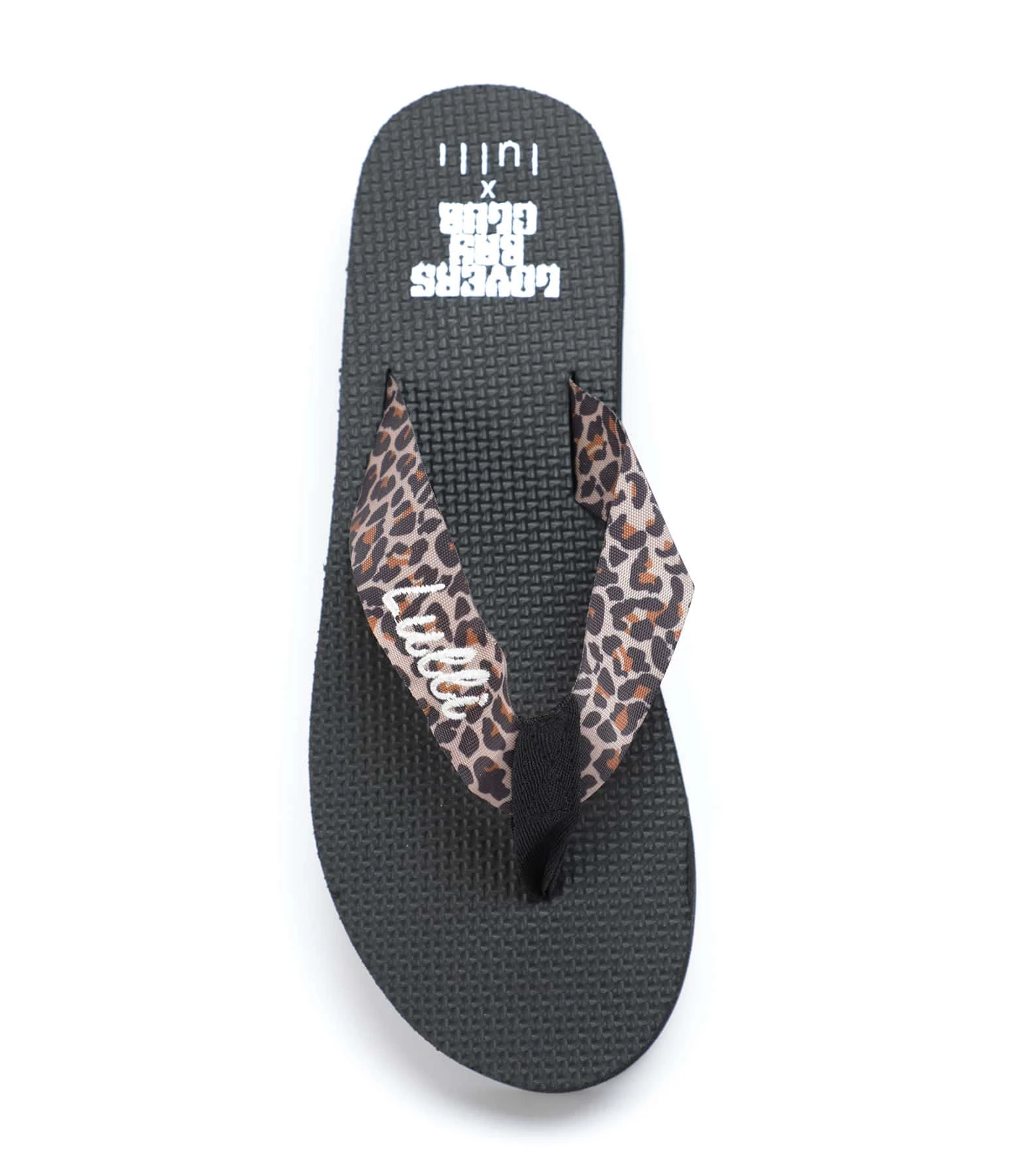 LOVERS BAY CLUB Tongs Namaste Léopard, Exclusivité Lulli 4 LOVERS BAY CLUB Tongs Namaste Léopard, Exclusivité Lulli – Image 2