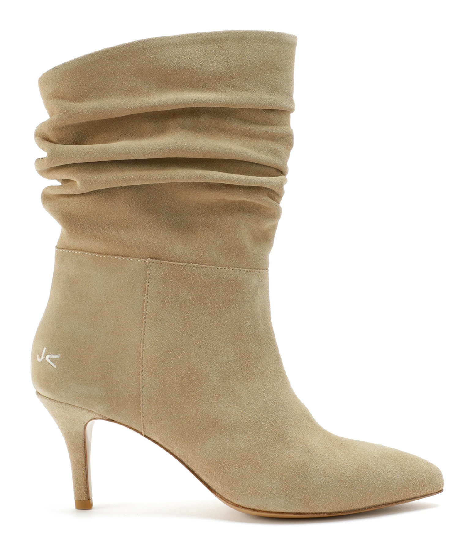 JEANNE VOULAND Bottines Badi 70 Cuir Suédé Beige 3 JEANNE VOULAND Bottines Badi 70 Cuir Suédé Beige