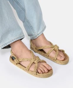 Nomadic State Of Mind Sandales Mountain Momma Beige Doré Pailleté -Golden Goose-boutique 467 32