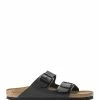 Birkenstock Mules Arizona Cuir Noir, Modèle Étroit -Golden Goose-boutique 51191 side