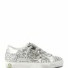 Golden Goose Baskets Bébé Superstar Glitter Argenté Blanc