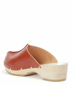 Sabot Youyou Sabots Yssa Bois Cuir Caramel -Golden Goose-boutique 752 5222223079648 1