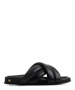 ANINE BING Mules Lizzie Cuir Noir