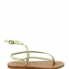 K.jacques Sandales Abako Cuir Velam Platine