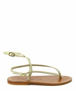 K.jacques Sandales Abako Cuir Velam Platine