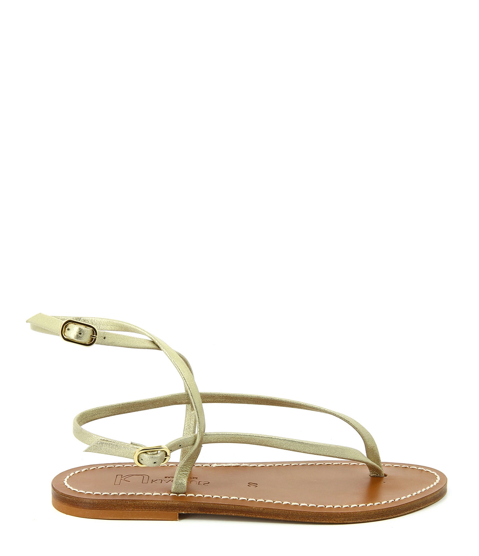 K.jacques Sandales Abako Cuir Velam Platine 3 K.jacques Sandales Abako Cuir Velam Platine