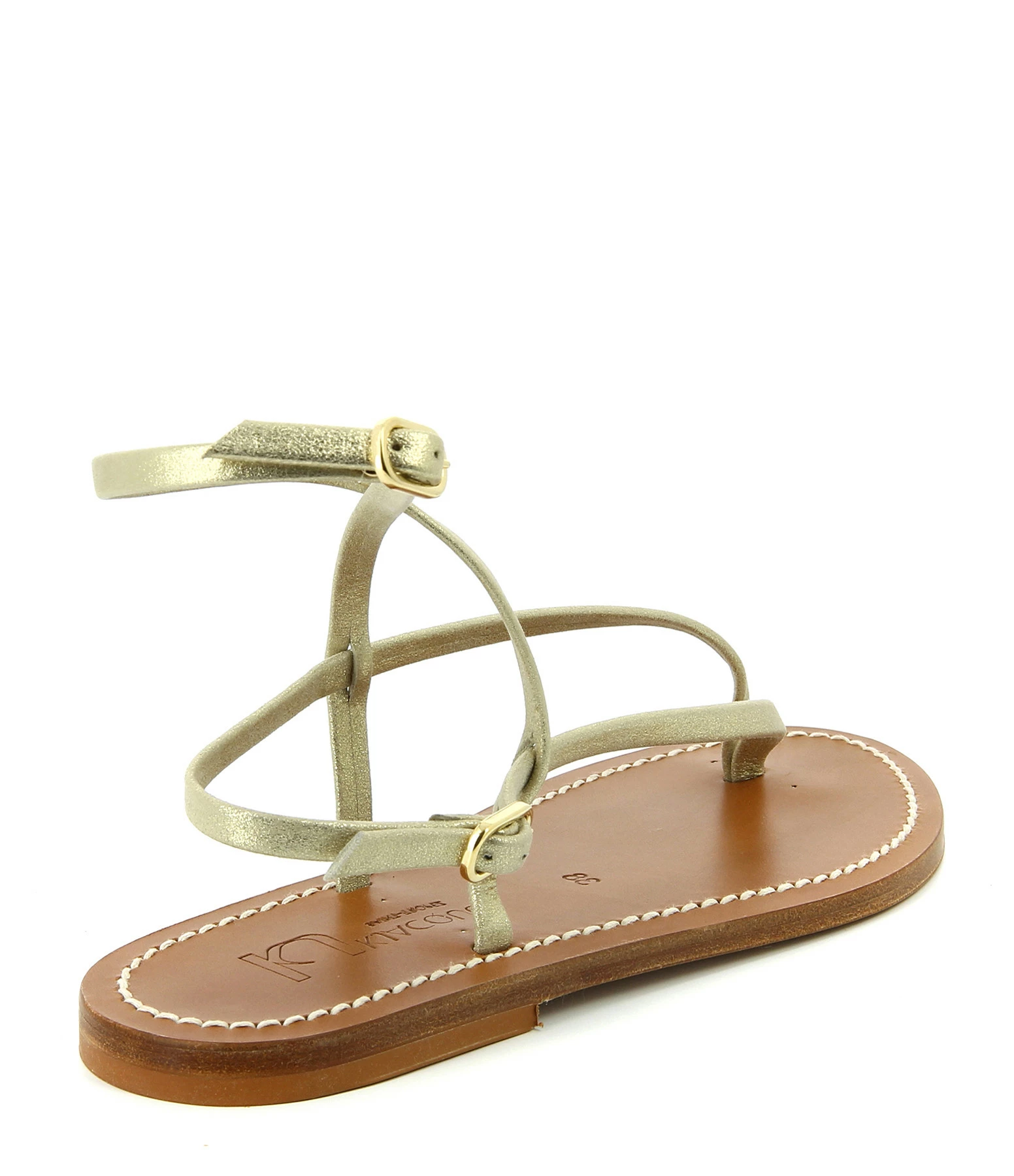 K.jacques Sandales Abako Cuir Velam Platine 5 K.jacques Sandales Abako Cuir Velam Platine – Image 3