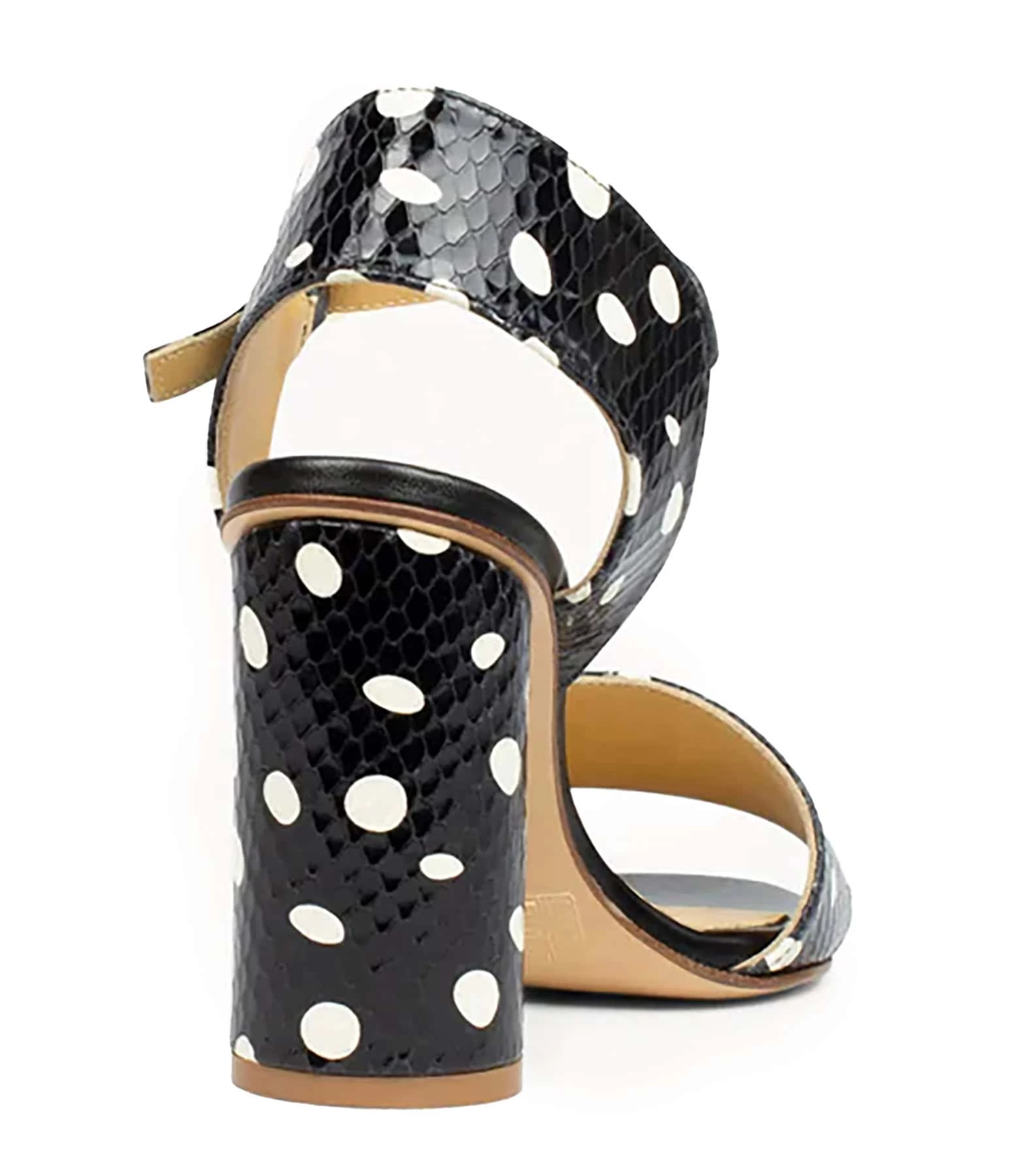 Atelier Content Sandales Waletta Cuir Noir Pois Blanc 6 Atelier Content Sandales Waletta Cuir Noir Pois Blanc – Image 4