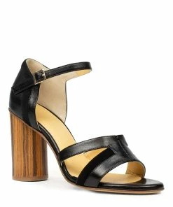 Atelier Content Sandales Wanita Cuir Noir -Golden Goose-boutique ac231006 wanita black front 1100x 1