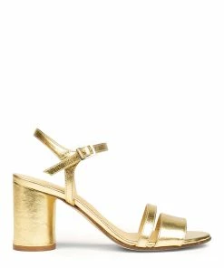 Atelier Content Sandales Wilma Cuir Doré